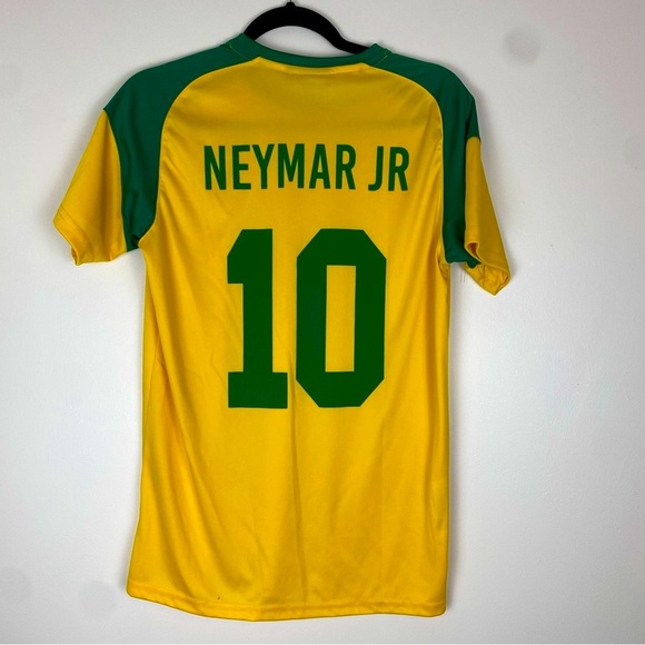 Team Brasil Neymar Jr #10 Football Soccer Jersey size Small - Picture 1 of 6